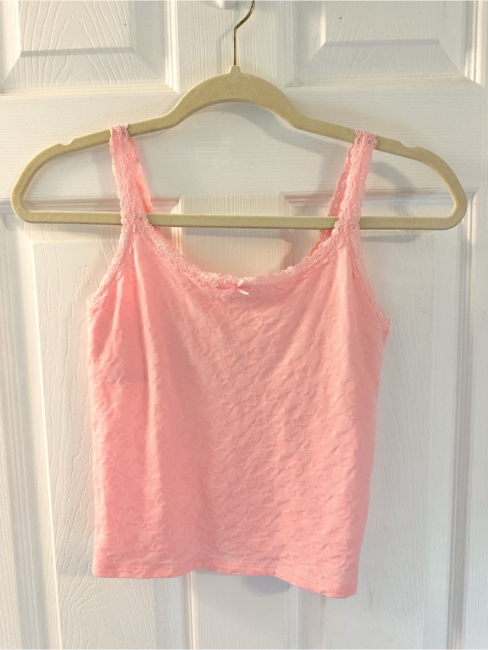 Aerie Superchill Cotton Heart Jacquard
Tank Top Small